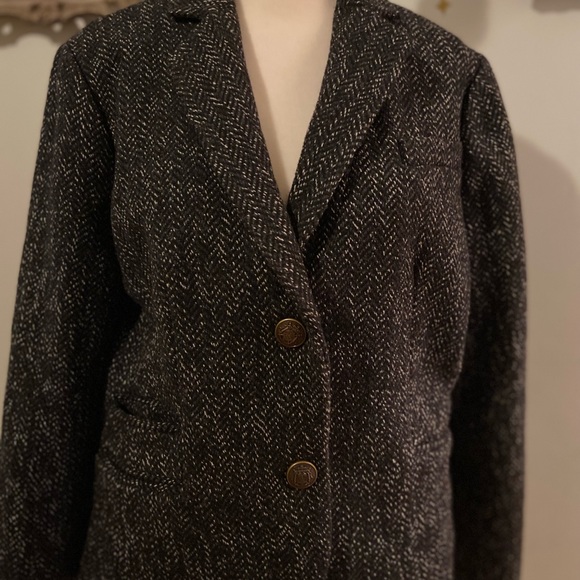 Lands End Canvas women’s wool blazer • size 10 - Picture 3 of 10